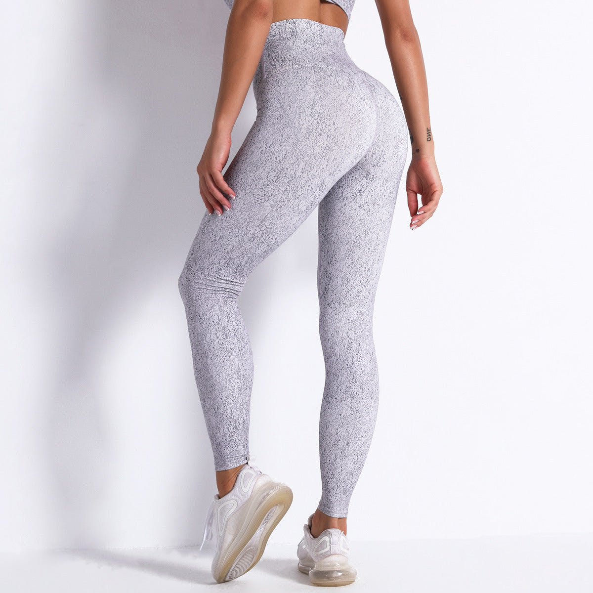 Sexy Buttocks Printed Breathable Moisture Wicking Yoga Pants Women's Sports Running Fitness Pants